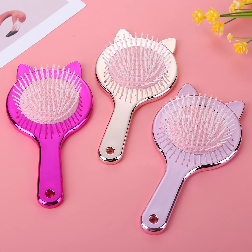 

Hair Brushes Girls Ponytail Comb ABS Anti-static Massage Comb Promote Head Blood Circulation Hair Brush Combs