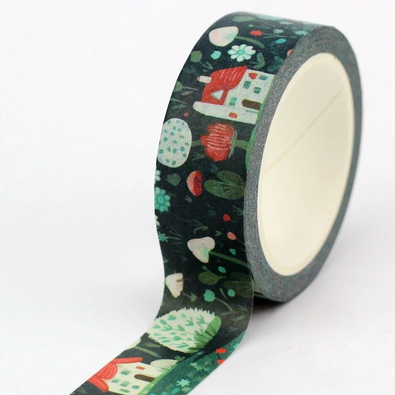 

GREATHOPE WASHI TAPE Красные дома и деревья