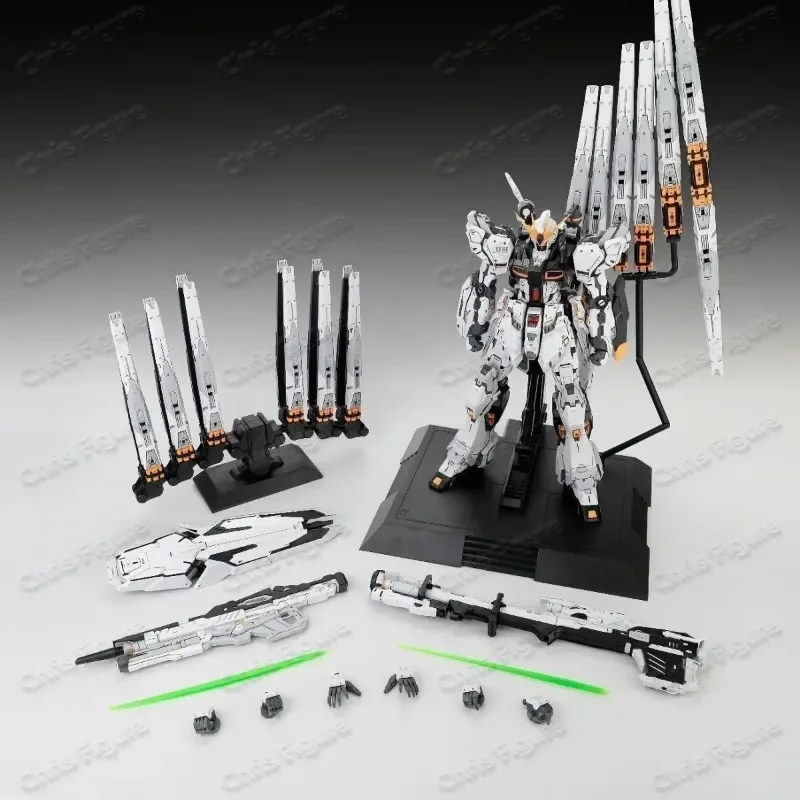Фото В наличии: Модель NCZZW RX-93 Nu Fighter, фигурка CMM GK Style, масштаб 1/100, сборная модель, 24 см, аниме-фигурка UC, подарок №5