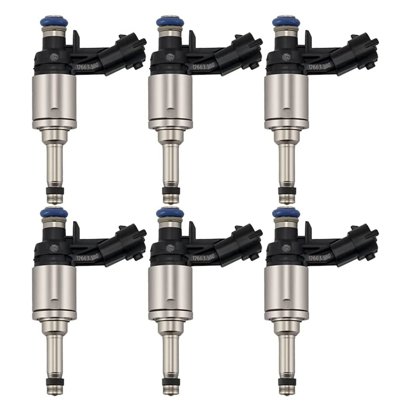 

6X Fuel Injector High Quality Fuel Injector 0261500303 For 12-17 Buick Enclave Chevy Traverse GMC Acadia 3.6L 12663380