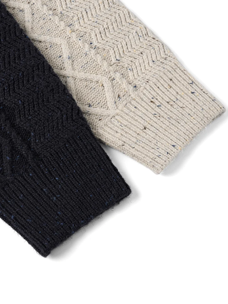 SIMWOOD High Standard 2024 осень-зима новый свитер стандартной посадки 5 калибров вязаный