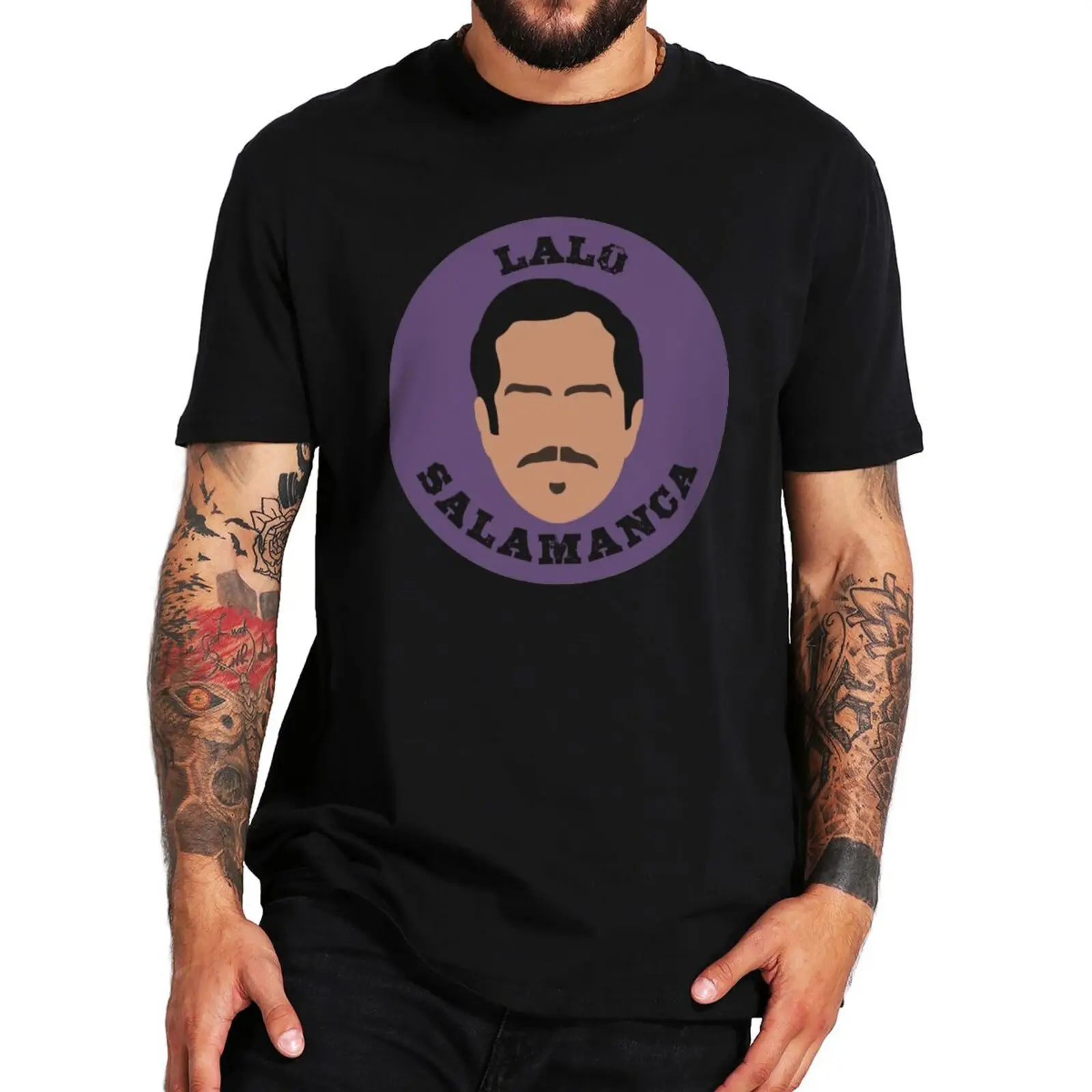 

Better Call Saul T Shirt Lalo Salamanca Crime Drama TV Series Classic Men's Tshirt 100% Cotton Short Sleeve Trending Camiseta