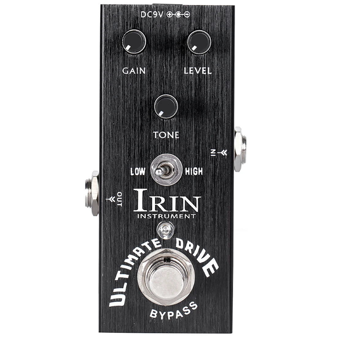 IRIN AN-11 Ultimate Drive Guitar Overdrive Distortion Effect Pedal Bordering-on-Distortion for True Bypass