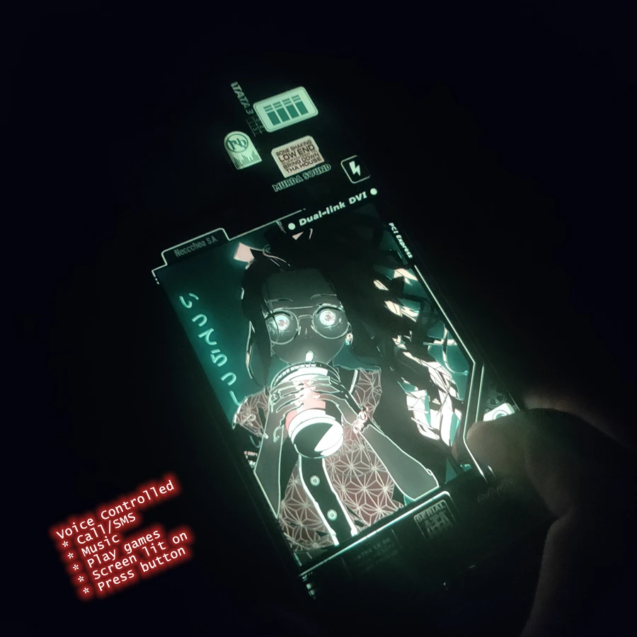 

Cartoon Girl Anime Luminous Phone Case For Samsung Galaxy S21 S22 Ultra NOTE10 A21 A51 A71 A72 Acoustic Control Protect Cover