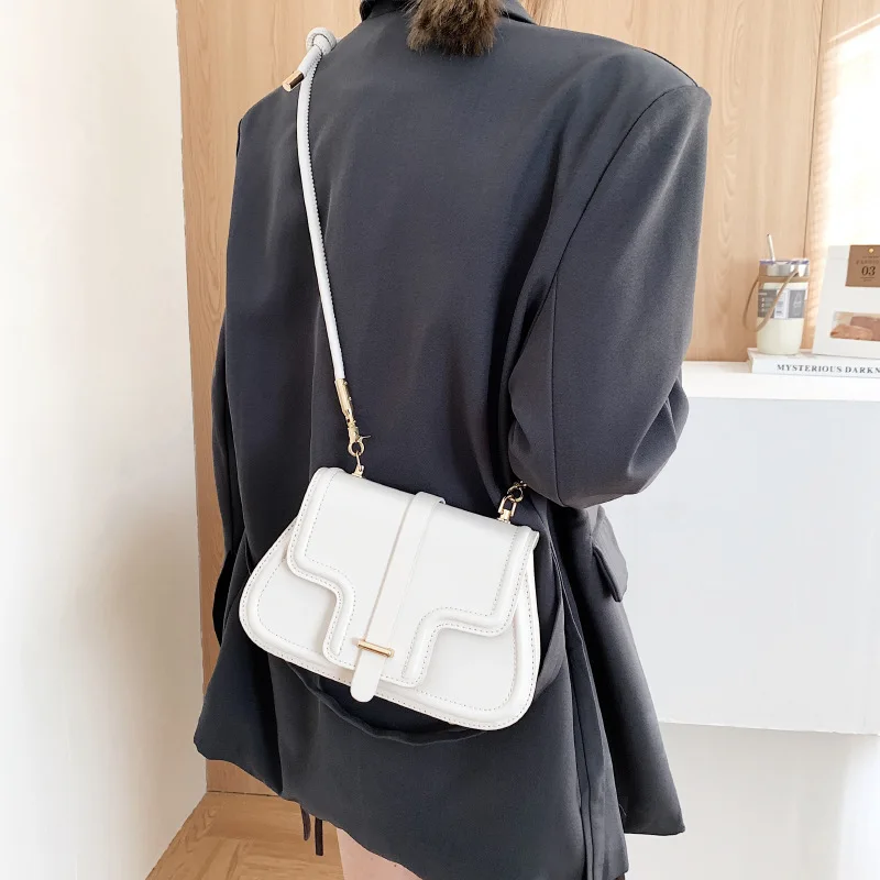 Brand Designer Flap Shoulder Bags For Women 2022 PU Leather Spring New Fashion Saddle Women's Crossbody Bag Female Handbags