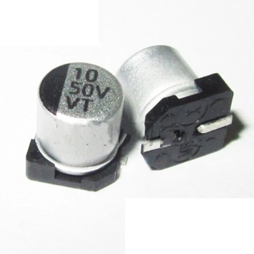 

10PCS Electrolytic capacitor 50V10UF 5*5mm SMD aluminum electrolytic capacitor 10uf 50v