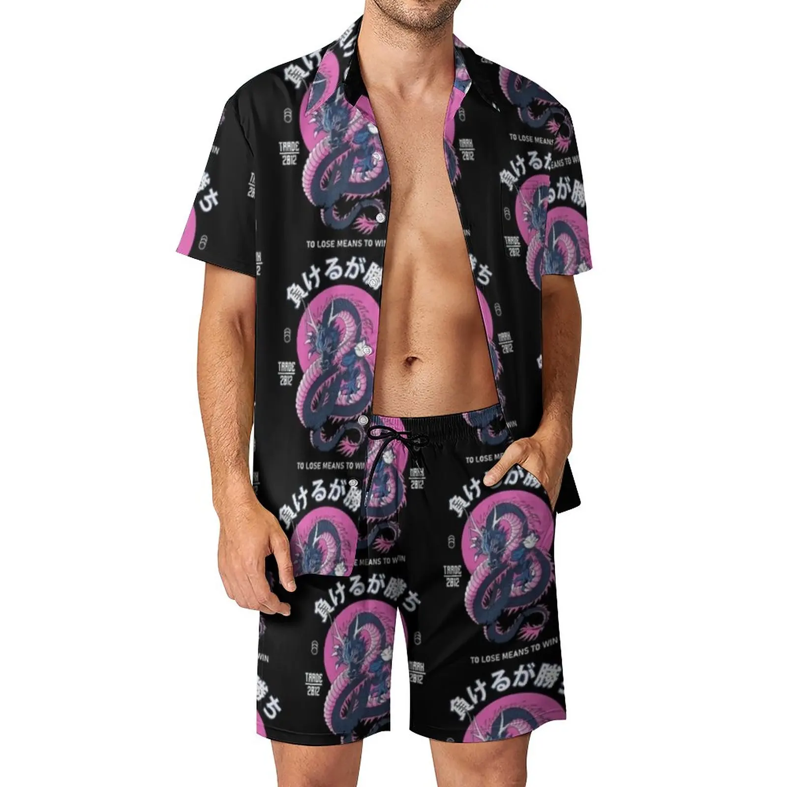 

Spirited Away Men Sets Japanese Anime Print Casual Shorts Vacation Shirt Set Hawaii Custom Suit Short Sleeves Big Size Clothes