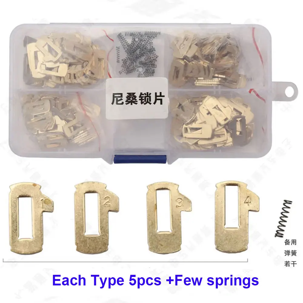 

NSN14 Автомобильный Замок Язычковая Блокировка NSN14 блокировочная пластина для Nissan Teana солнечное сильфи Key ремонтные комплекты (20 шт.)