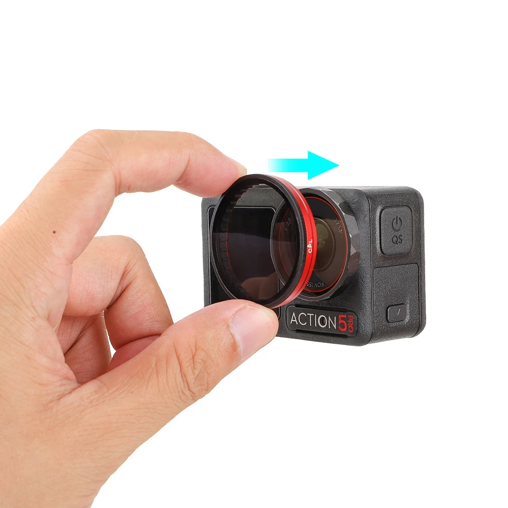 Фильтр объектива ND для DJI Osmo Action 5 Pro аксессуары MCUV CPL ND8 ND16 ND32 ND64 оптический