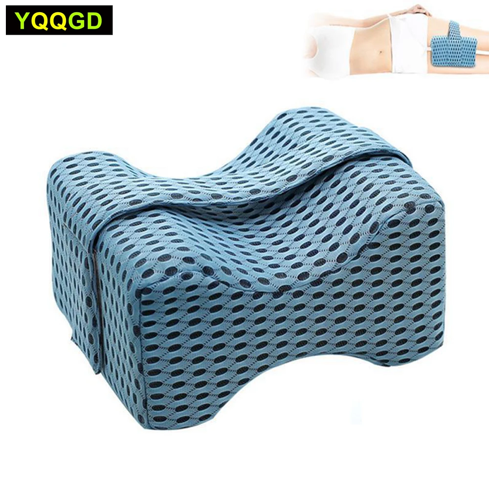 

Memory Foam Wedge Sleeping Knee Pillow for Side Sleepers Back Pain Sciatica Relief Pregnancy Maternity Pillows Back Leg Cushion
