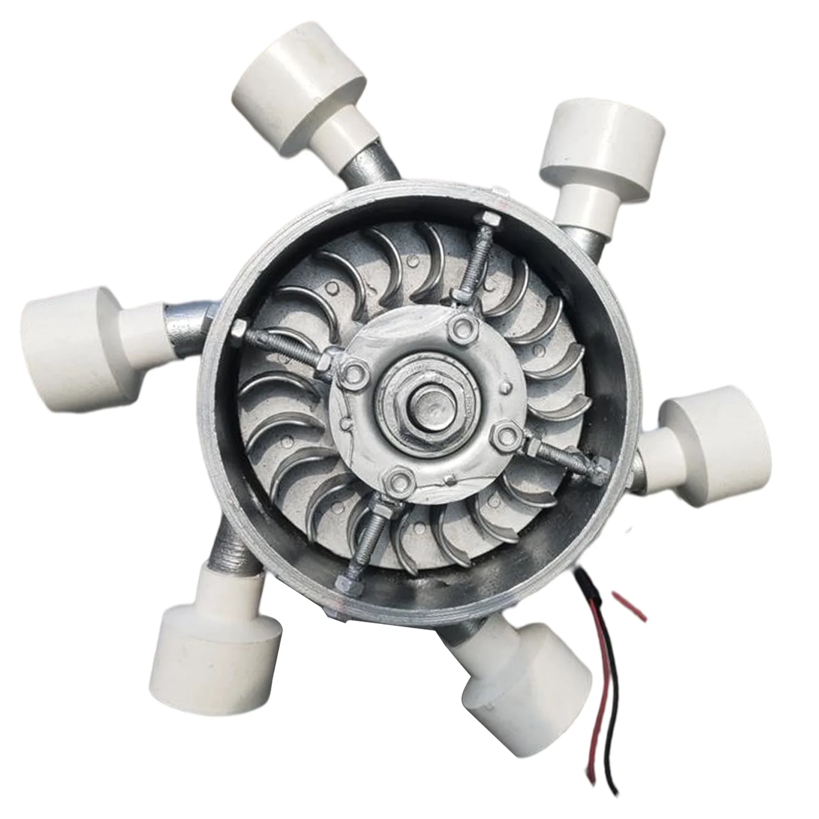 Stainless Steel 3KW Mini Turbine 220V Micro Hydropower Generator Hydroelectric Power Station New Silver 20-29 A 3500/RPM