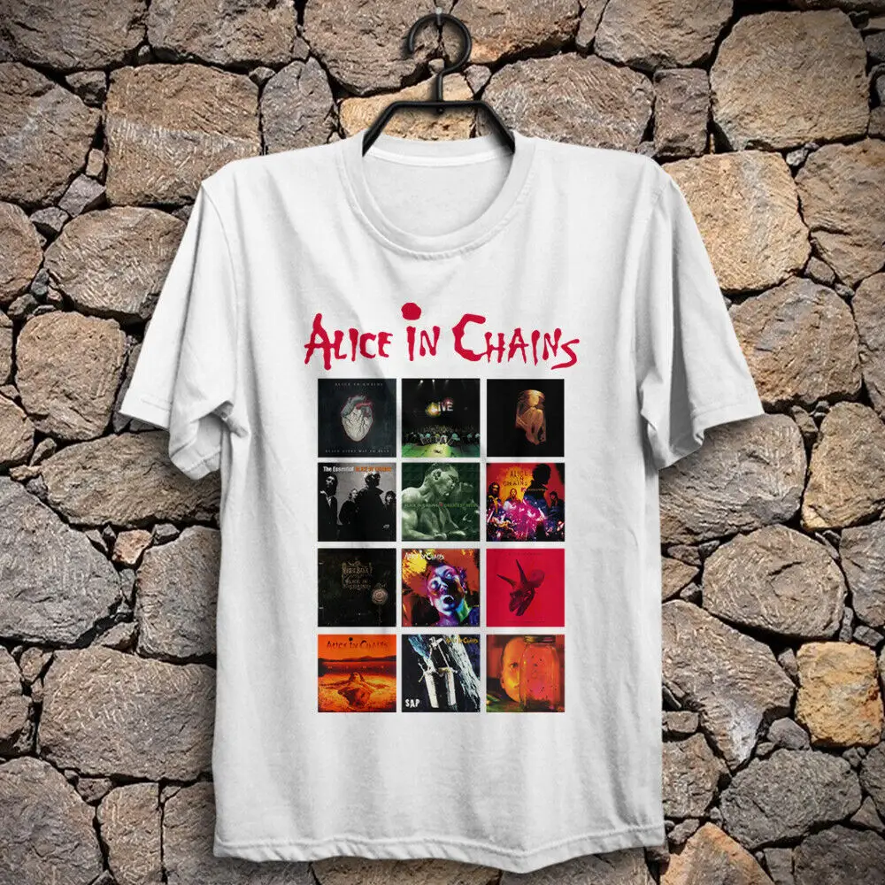 Винтажная футболка Алиса в цепях Вильям Дювалл Джерри Кантрелл Шон Кинни Майк