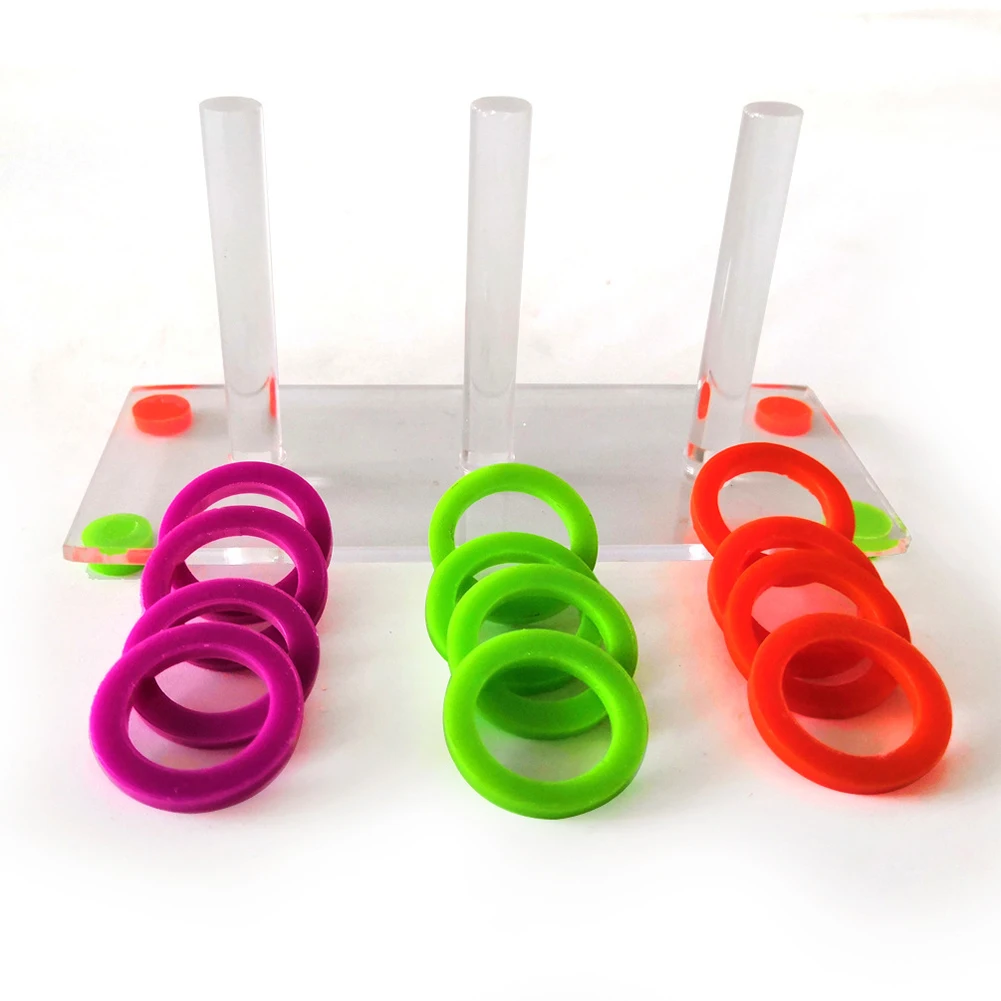 

Набор игрушек-попугаев, развивающее интерактивное кольцо из акрила для разных образовательных целей, для домашних животных