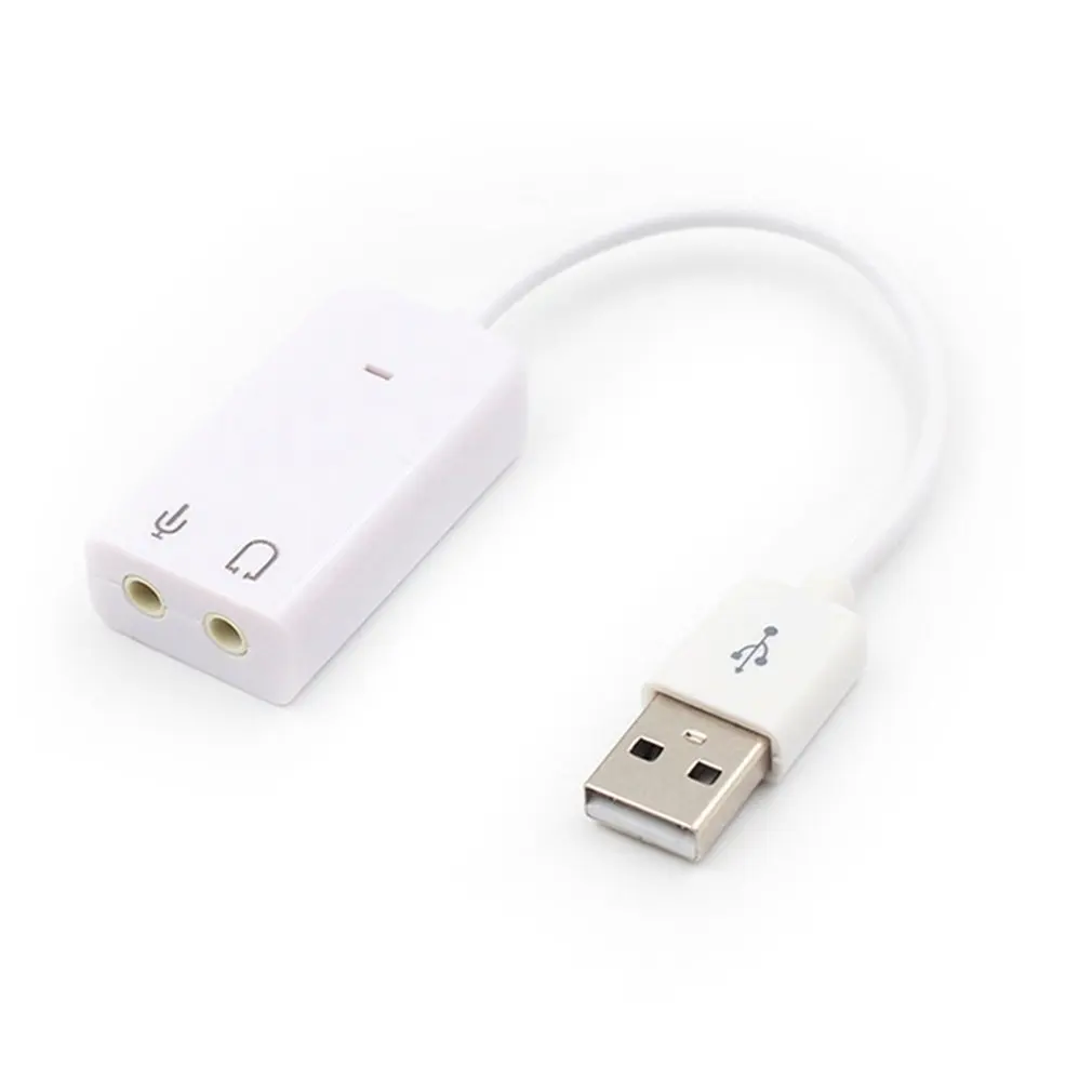 USB Wired External Drive-Free Sound Card Analog 7.1-Channel Desktop Portable External Sound Card