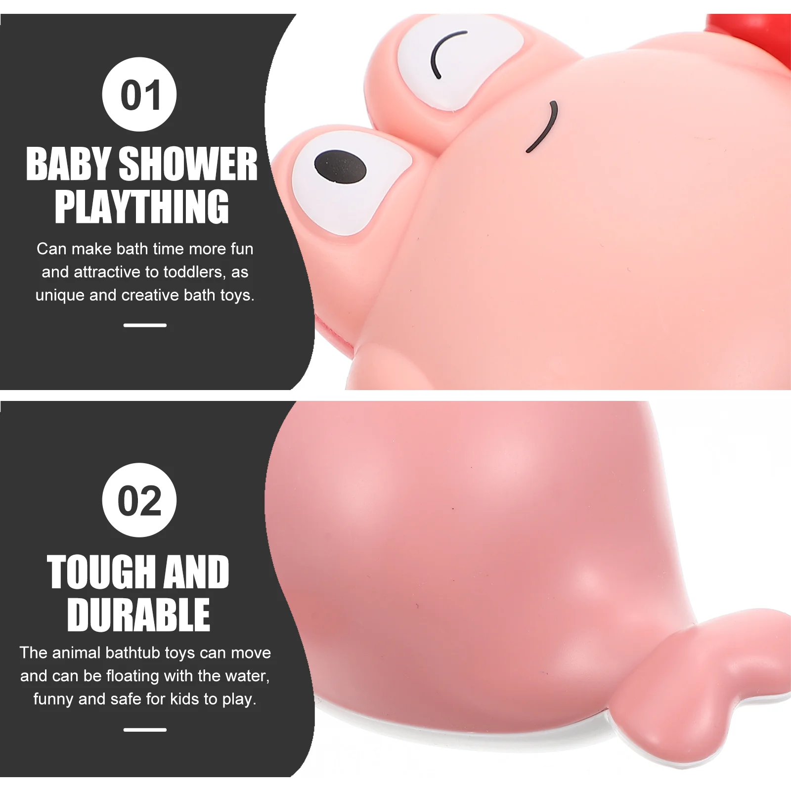 

6Pcs Baby Bathing Toy Lovely Wind-up Toy Infant Bathing Plaything Wind Up Bath Toy