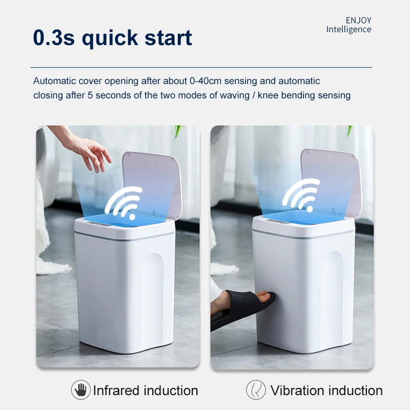 Умная мусорная корзина с автоматическим датчиком