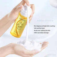ginseng orange facial cleanser foam face wash remove blackhead shrink pores deep cleaning oil control nourish whitening skincare