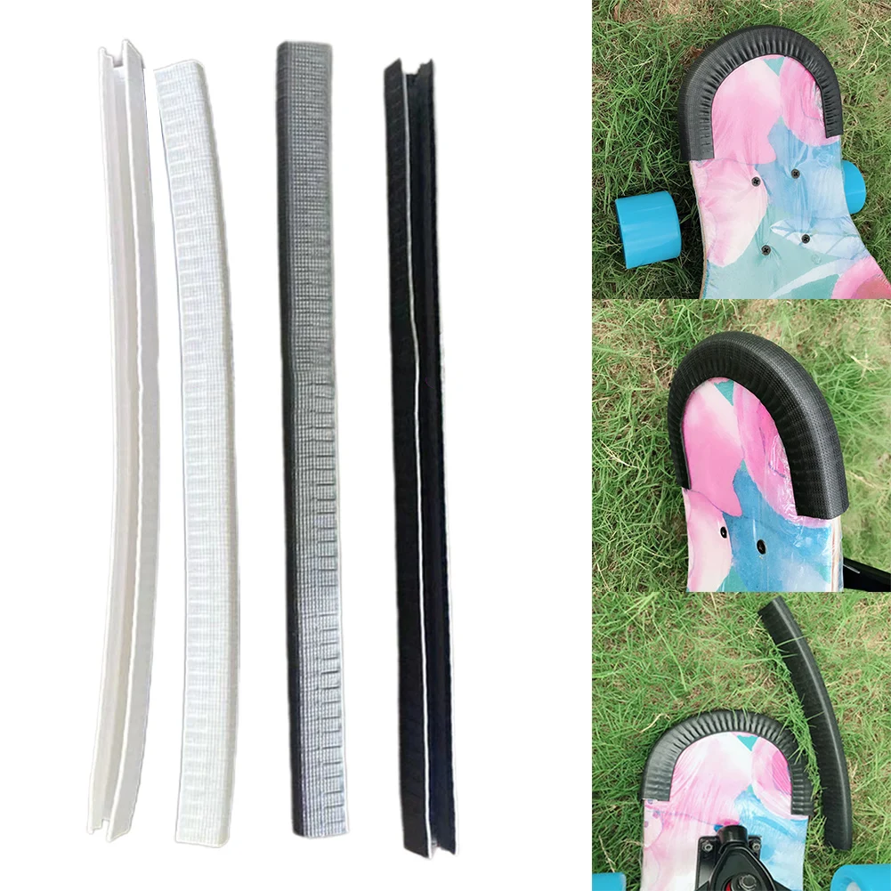 35cm Longboard Deck Guards  Crash Rubber Strip U Channel Design Guards It Protects Against Scratches And Chips And Covers