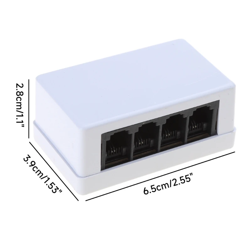 Разветвитель преобразователя сетевых слов RJ45 в RJ11 используемый для нескольких