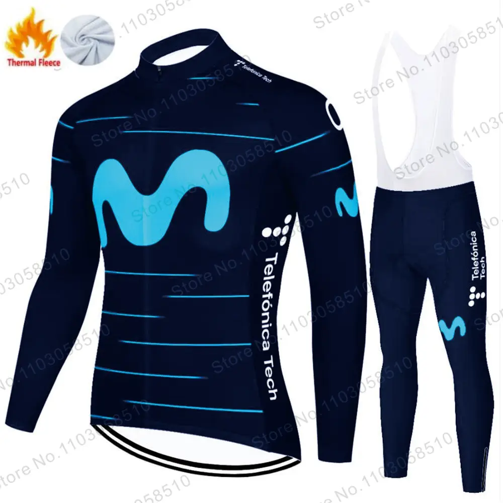 

Winter Fleece Men's 2023 Cycling Jersey Sets Mountian Bicycle Clothes Wear Ropa Ciclismo Racing Bike Clothing Team Cycling Suit