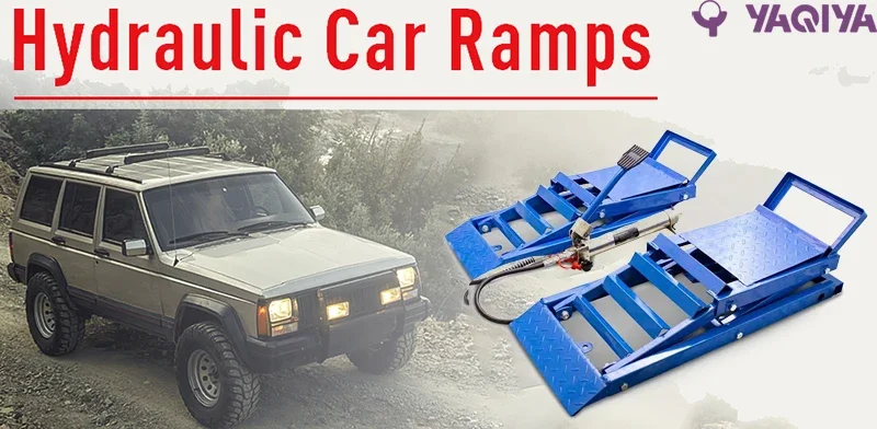 YQY Новый CE 5T Регулируемые гидравлические автомобильные рампы Стальной