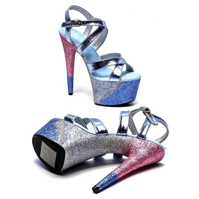 LAIJIANJINXIA/Новые пикантные экзотические женские сандалии из искусственной кожи 17