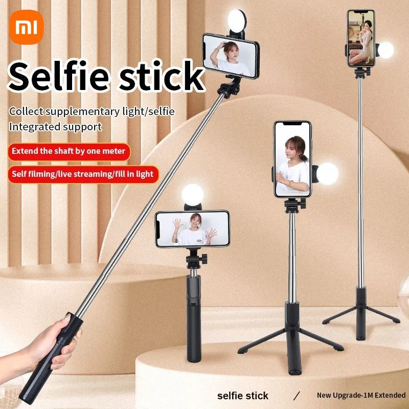 

2023 New Selfie Stick Tripod Photo God 360 Degree Rotation Cell Phone Shooting Stabilizer Bluetooth Remote Control Portable