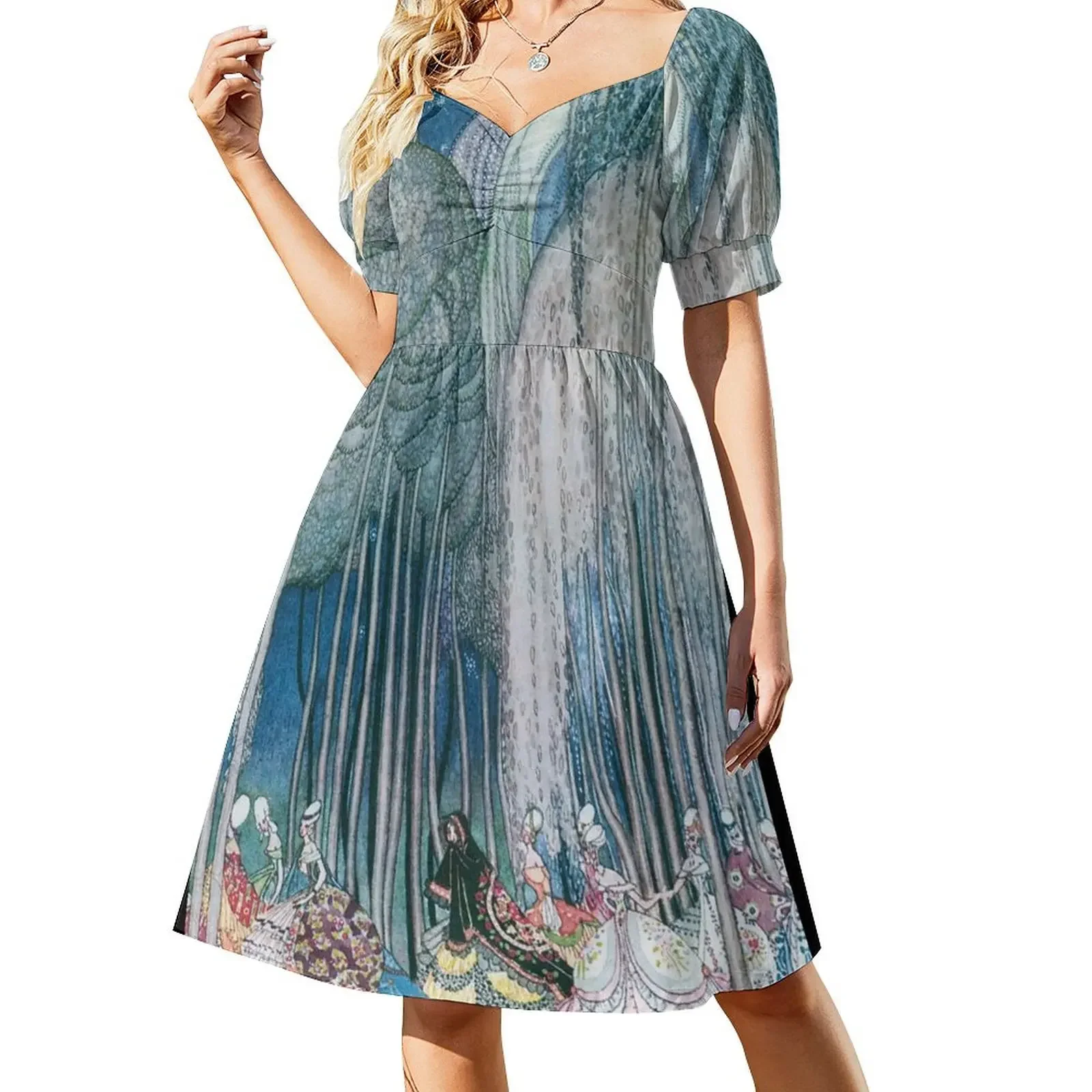 The Princesses on the Way to Dance Kay Nielsen Sukienka с короткими рукавами элегантные женские комплекты