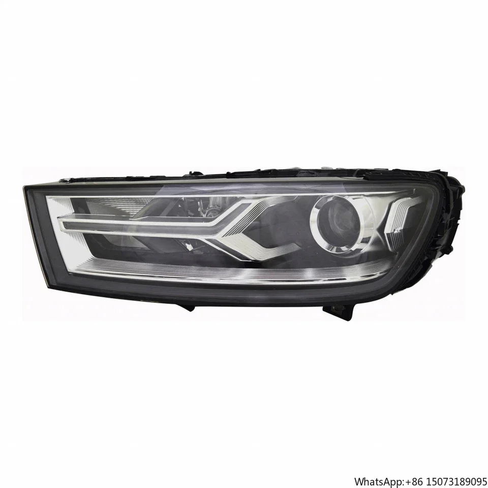 Фото Фара в сборе для Audi Q7 2017-2019, левая, HID/ксенон, 6000K, высокое качество, 70 Вт, 4000 люмен, восстановленная, долговечная |   AU2502201 №1