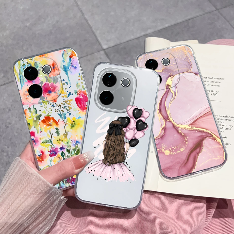 Чехол для телефона iQOO Z9S Pro Vivo T3 креативная задняя крышка с несколькими узорами T3Pro