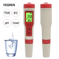 portable ph meter digital water tester phtdsectemp 4 in 1 water quality purity temperature monitor test pen backlight display