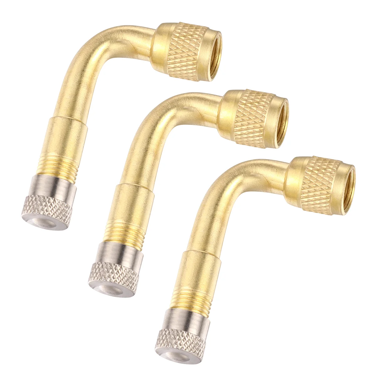 

3 PCS Bike Tires Tire Valve Caps Motorcycle Tires Bike Tire Valve Extension Trailer Tire Extension Angle Wheel Adapter Truck