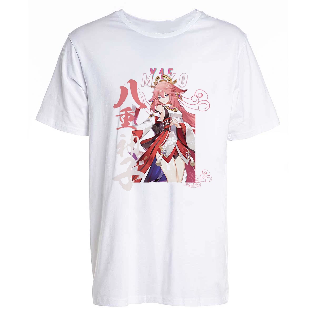 

Genshin Impact Yae Miko Tshirt New Arrival Graphic Men Classic Goth Summer Men's Tops Cotton Harajuku T Shirt
