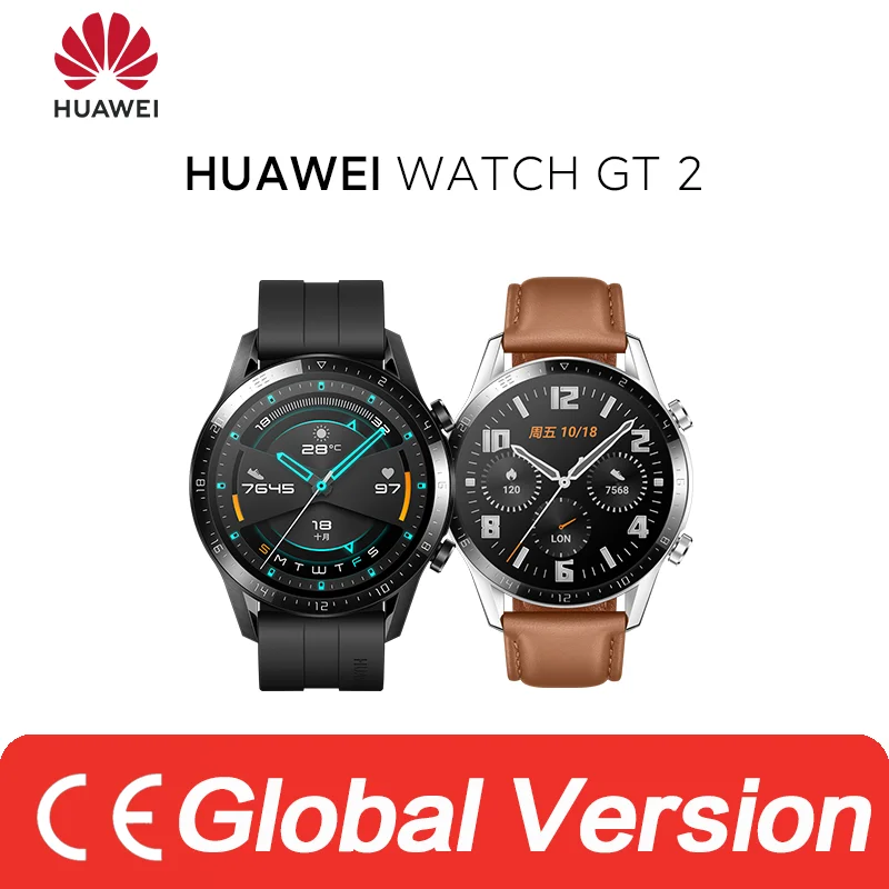 

Global Version HUAWEI WATCH GT 2 GT2 Smart WATCH Blood Oxygen SmartWatch 14 Days Phone Call Heart Rate Tracker