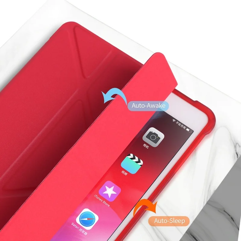 Чехол для 2020 iPad 10 2 8th 2018 2017 9 7 Mini 5 2021 Pro 11 Air 3 4 умный чехол с держателем стилуса 5th 6th