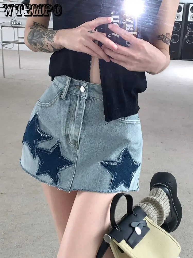 

Юбка женская трапециевидная составного кроя в Корейском стиле