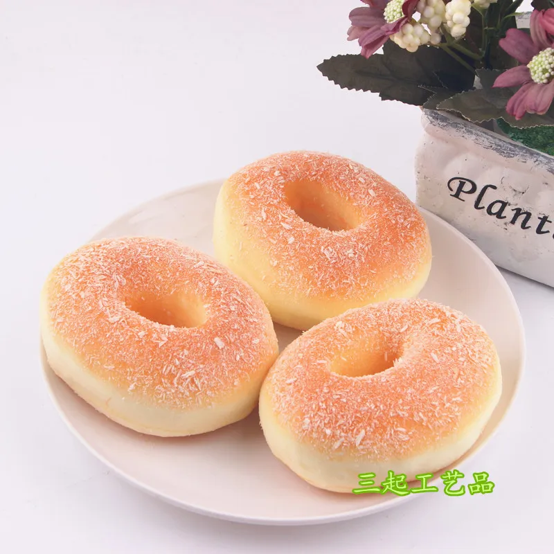 

Squishy Food Creative Simulation Bread Toast Donuts Slow Rising Squeeze Stress Relief Toys Spoof Tease People Desktop Decoration