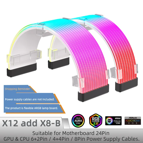 TEUCER AG-07 RGB Rainbow ARGB Кабель для материнской платы