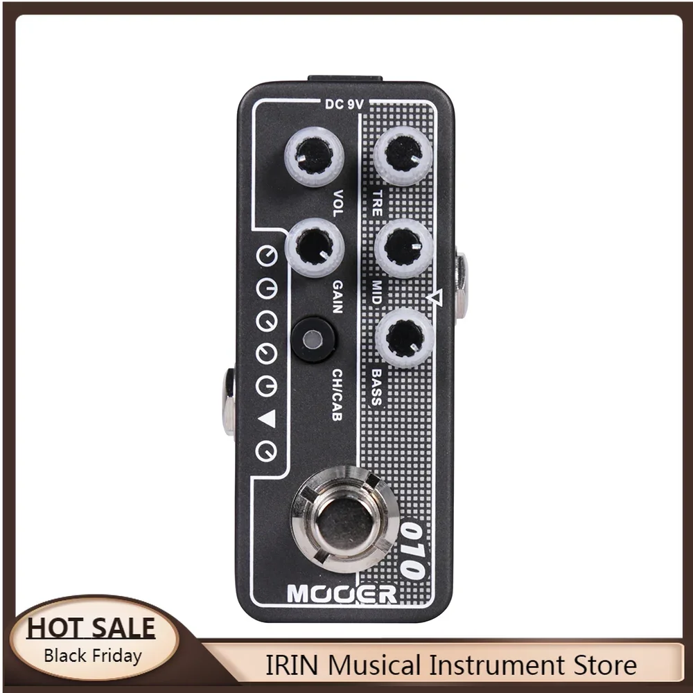 

MOOER M010 Two Stones Electric Guitar Effects Pedal Speaker Cabinet Simulation High Gain Tap Tempo Guitar Parts & Accessories