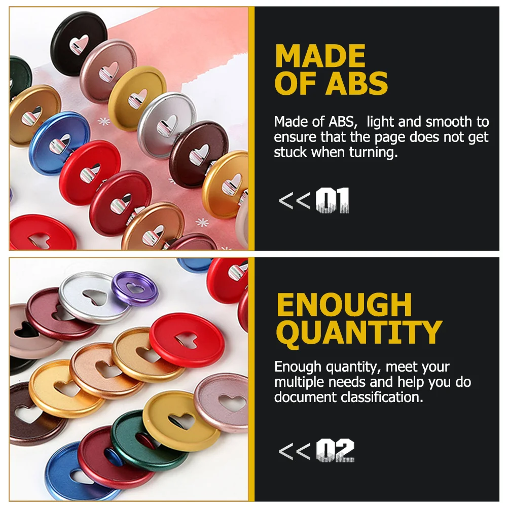 10 шт. переплет с грибовидными отверстиями в форме сердца переплетные диски