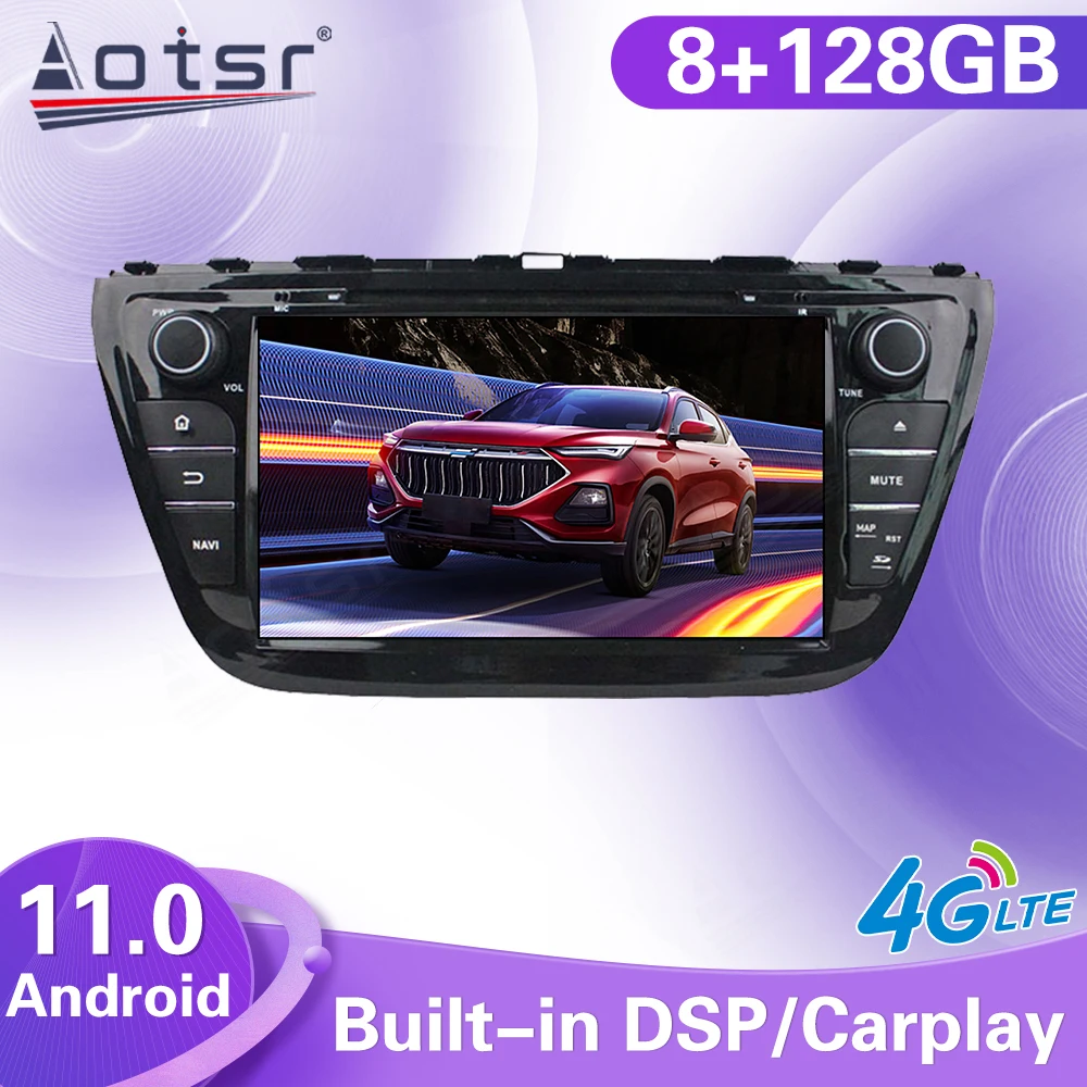 

Android 11 Car Radio Stereo Multimedia Player For Suzuki SX4 S Cross 2014 2015 2016 2017 2018 GPS Navigation Autoradio Head Unit