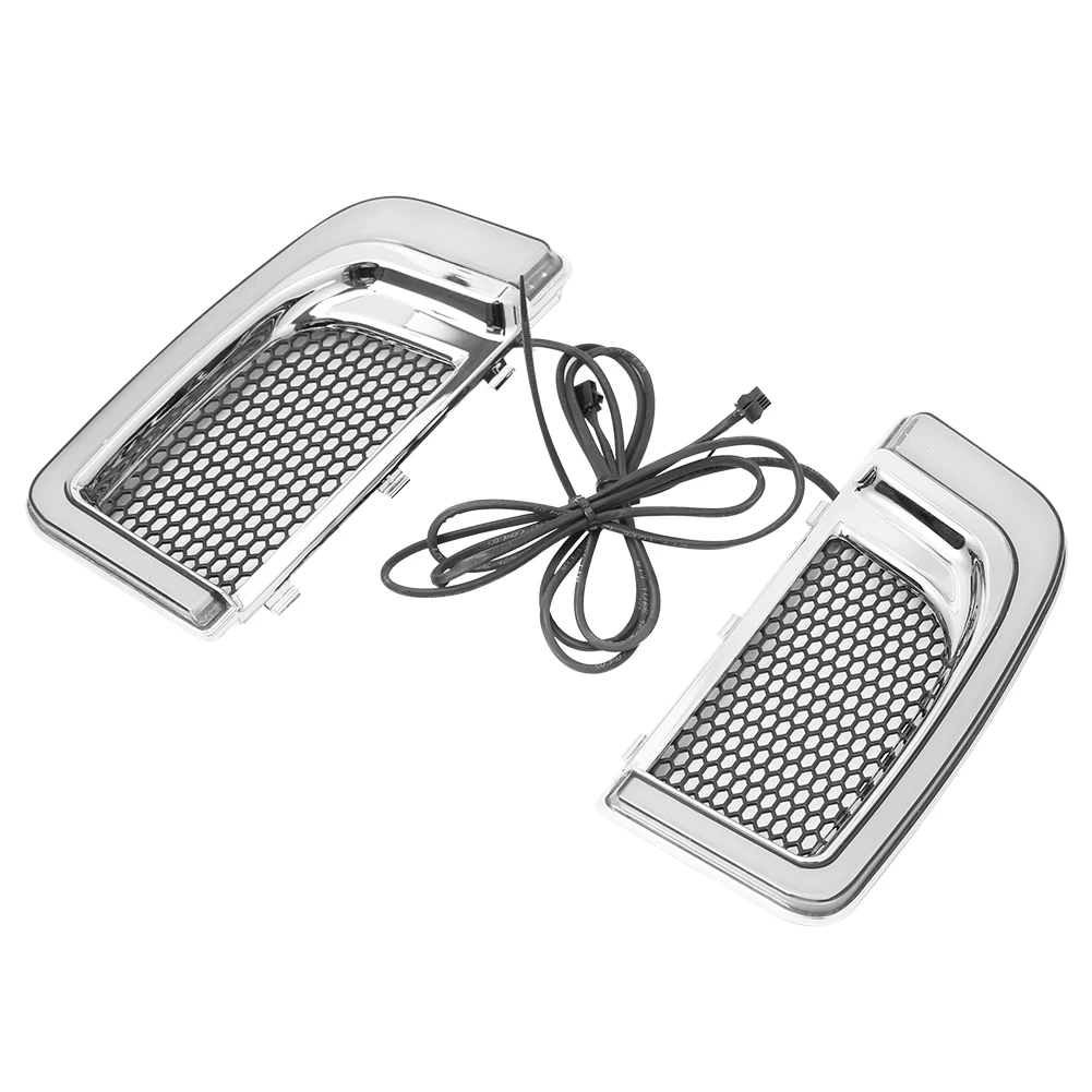 Светодиодный поворотный сигнал для мотоцикла обтекатель Нижняя решетка Harley Touring