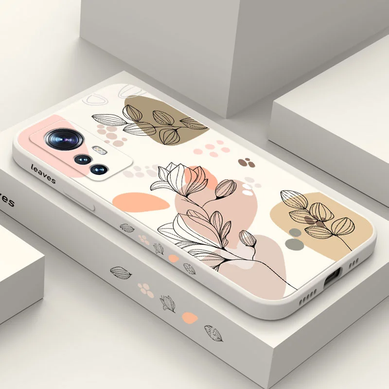 

Abstract Plants Phone Case For Xiaomi Mi 13 12S 12 11 Ultra 10 9 12T 11T 10T 9T Lite Poco F4 X4 M4 F3 X3 M3 Pro 4G 5G GT Cover