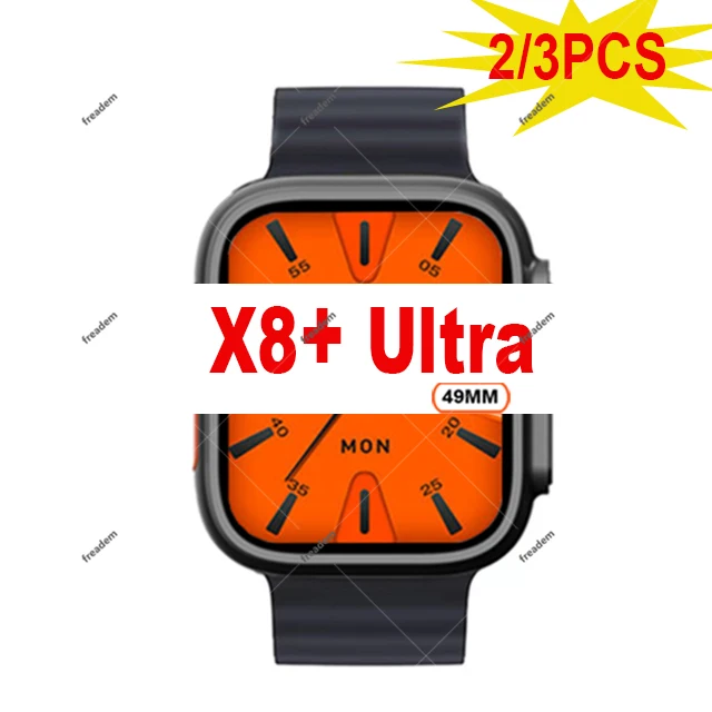 

Original Iwo Ultra Smart Watch Men X8 Plus Ultra 49mm Bluetooth Call Wireless Charge Heart Rate Sports X8+ Ultra Smart Watch