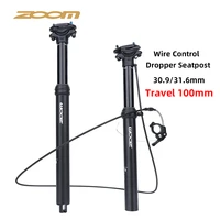 zoom dropper seatpost lever 30 9mm 31 6mm mtb internal external wire control seat post height adjustable cycling seat tube