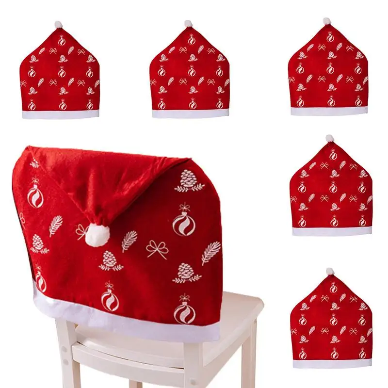 

Christmas Chair Covers Christmas Chair Covers Chair Slipcover Home Kitchen Hotel Holiday Party Decorations