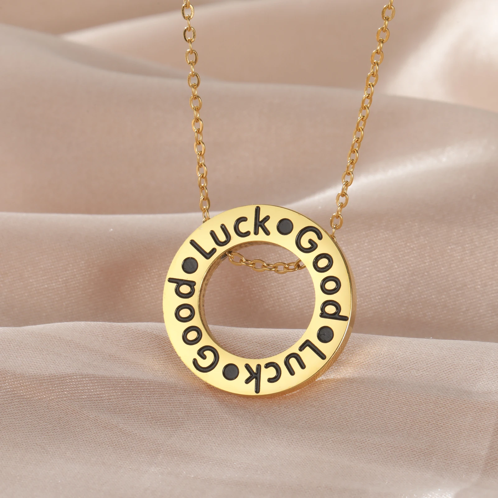 Amaxer модное ожерелье с подвеской в виде английской буквы ХОРОШАЯ ЖАСТЬ римскими