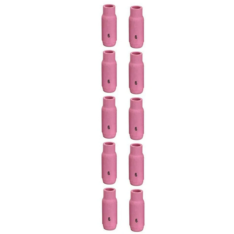 

TIG Nozzles Ceramic Shield Cup 10N48 6 3/8Inch Orifice Fit For DB PTA SR WP 17 18 26 TIG Welding Torch 20Pk