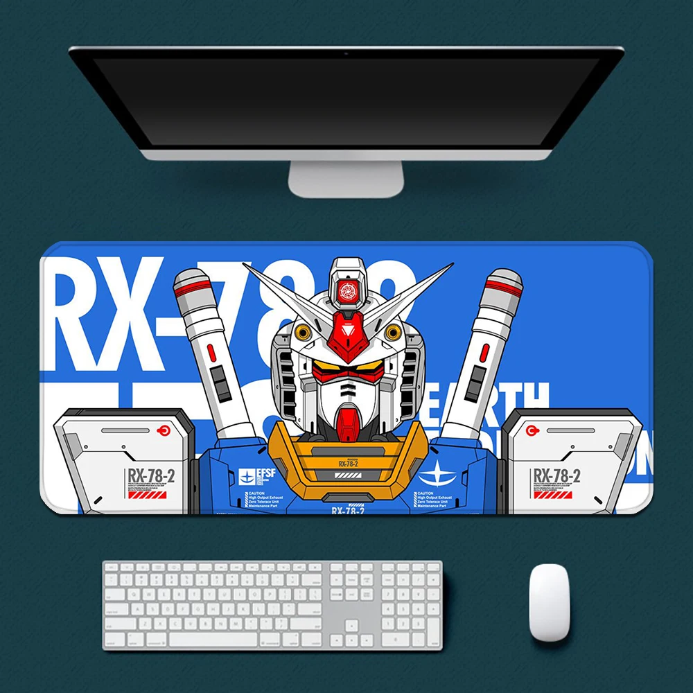 

GUNDAM Mousepad HD Printing Computer Gamers Locking Edge Non-slip Mouse Pad XXL90x40cm Keyboard PC Desk Pad