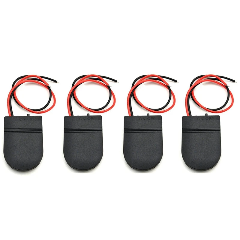 

40/Pcs CR2032 Button Coin Cell Battery Socket Holder Case Cover With ON-OFF Switch 3V Battery Box